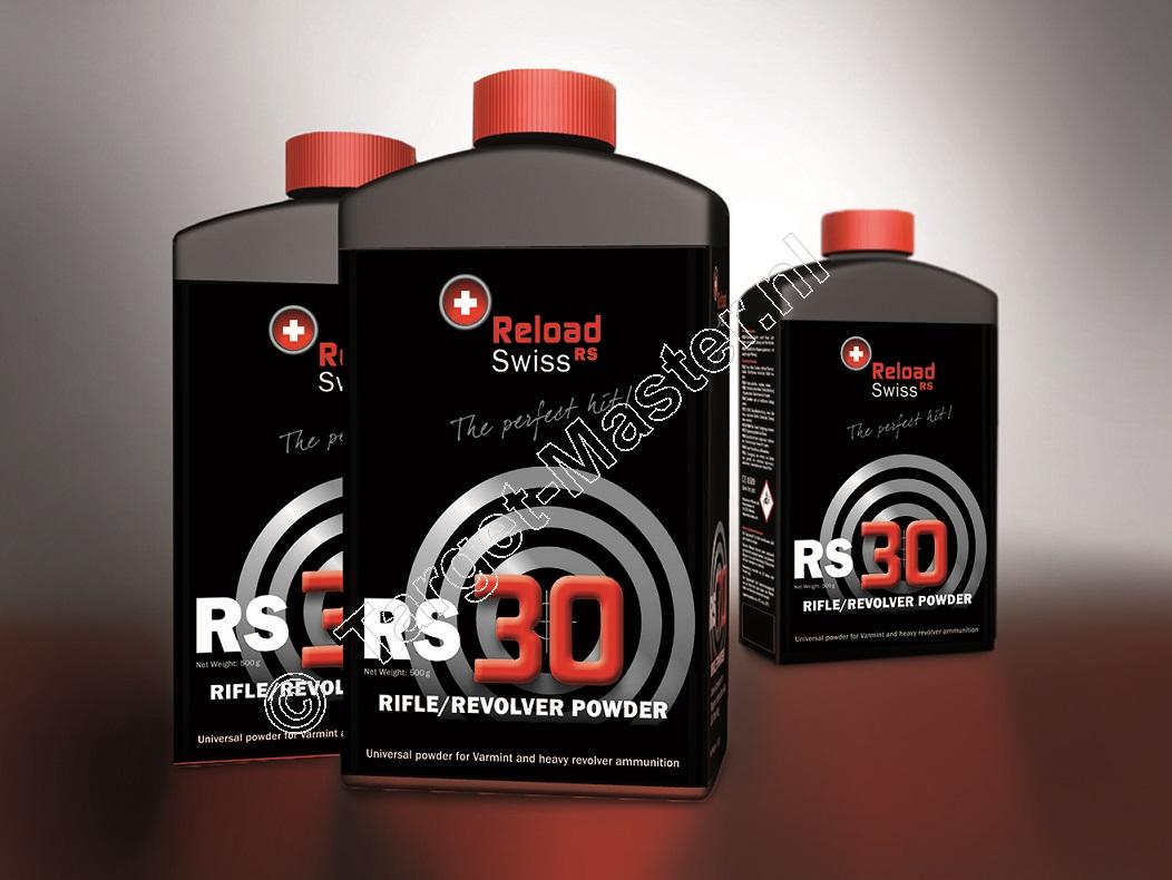Reload Swiss RS30 Herlaadkruit inhoud 500 gram